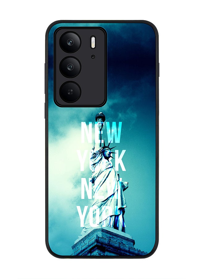 For Realme C75x / C75 4G Case,Slim fit Camera Protection, Shockproof Thin Phone cover  - New York New York